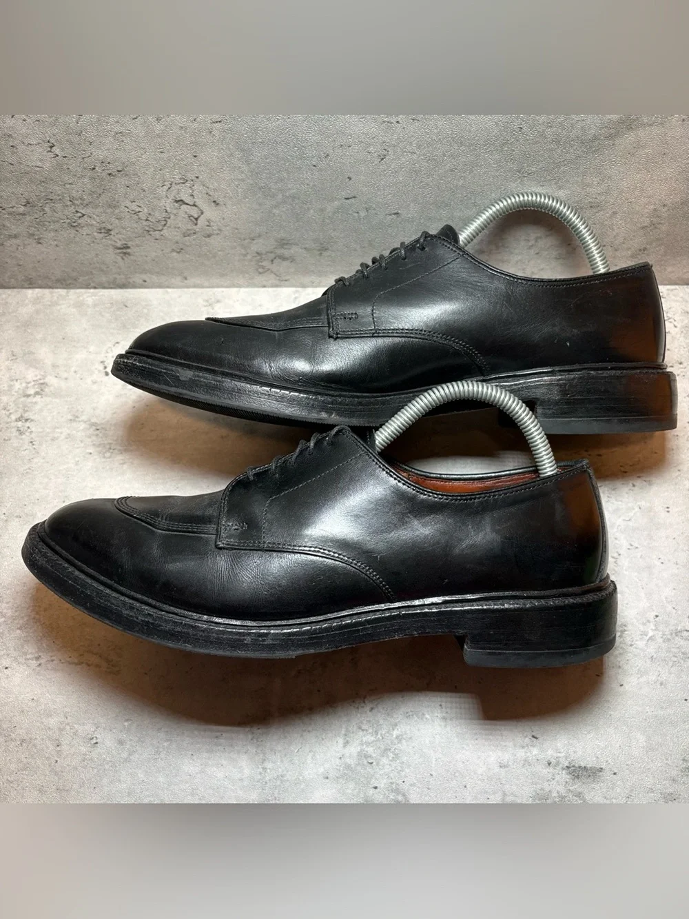 Allen Edmonds Walton Split Toe Mens Dress Shoes Oxfords Black Leather 8.5 D